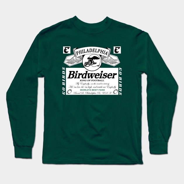 Birdweiser - Green Long Sleeve T-Shirt by KFig21